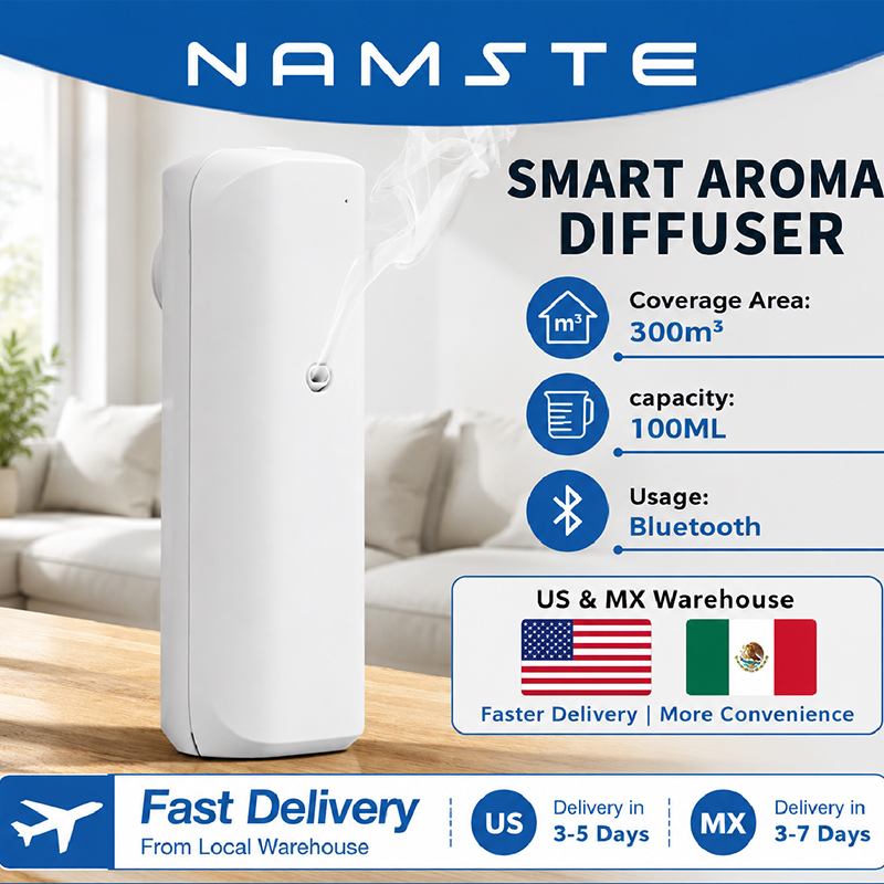 Home Fragrance Logo - Difusor de Óleo Aromático NAMSTE, Difusor